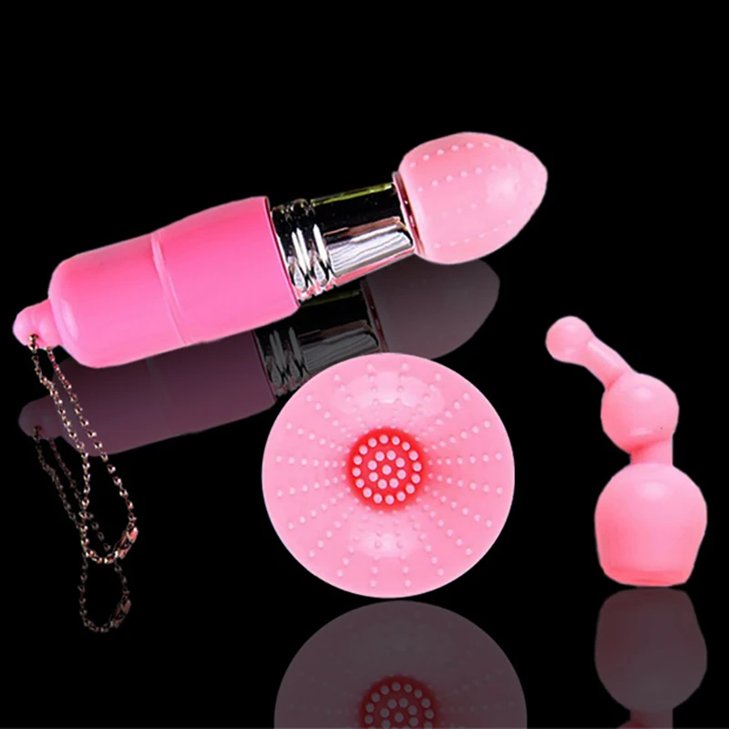 Female Masturbation font b Dildo b font Vibrator Clitoris Stimulate Vagina Nipple Massage Bullet Vibrator Erotic