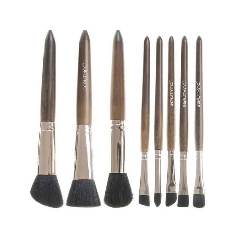 

8 Pcs/set Handle Makeup Brushes Set Kit Eyeshadow Eyebrow Concealer Blush Foundation Cosmetic Brushes Beauty Tools