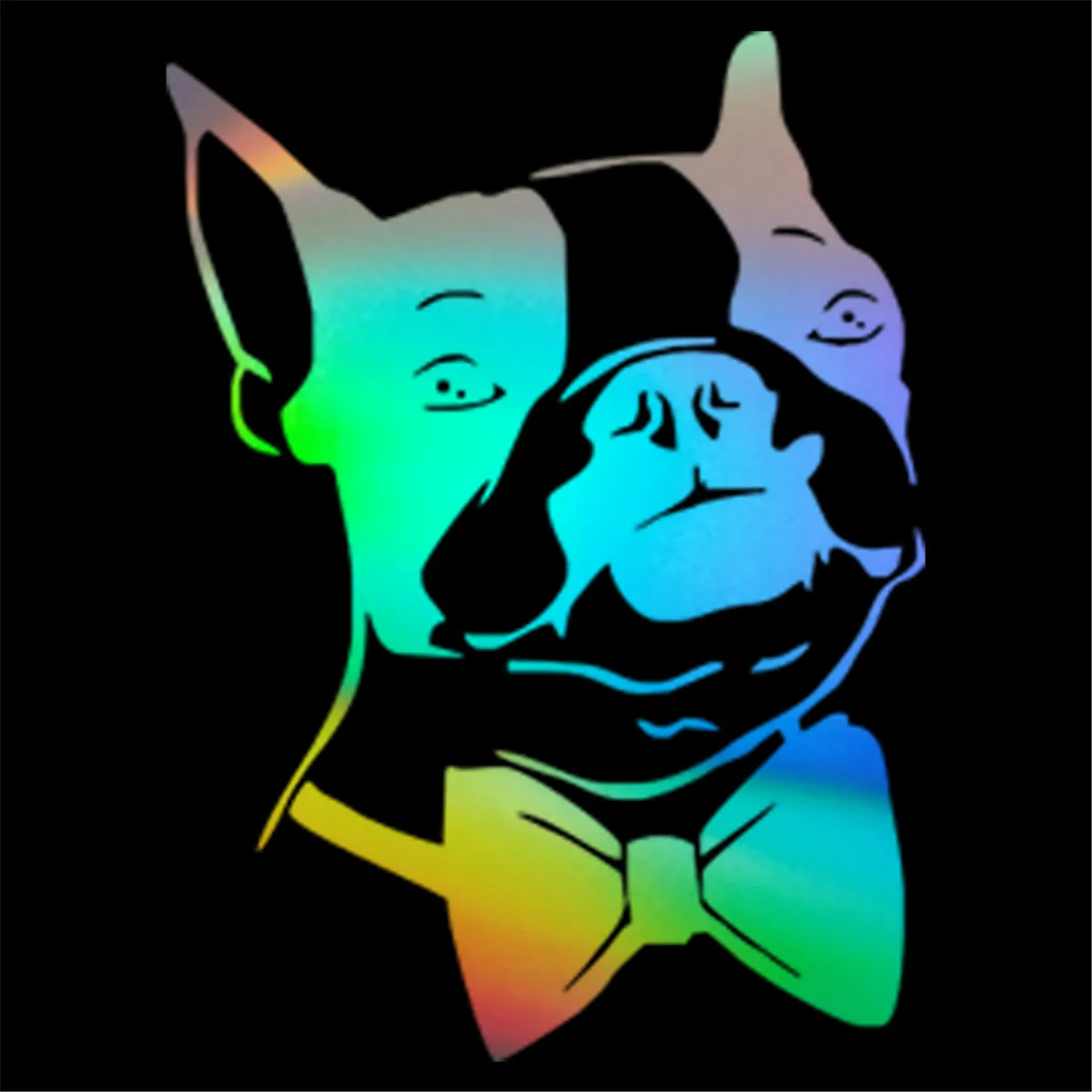 Aliexpress.com : Buy Bow Tie Boston Terrier Dog Vinyl