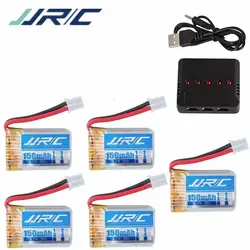 Батарея комплекты зарядных устройств для JJRC H36 RC Quadcopter Запчасти 150 mah 3,7 v LIPO Батарея для NH010 F36 E010 E010C E011 E011C E013