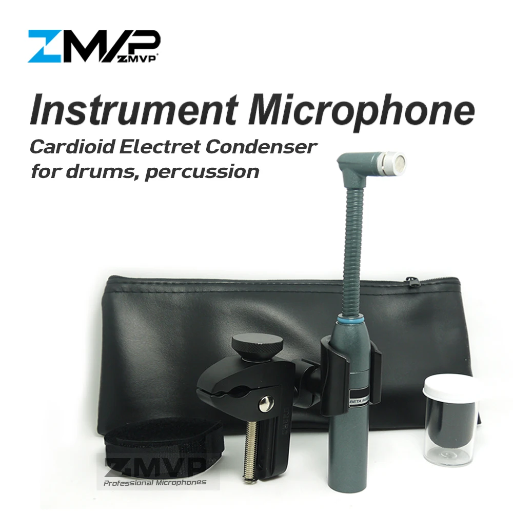 ZMVP Профессиональный BETA98AMT гибкий гусиный BETA98T кардиоидный конденсаторный инструмент микрофон для Toms Snare барабаны ударные