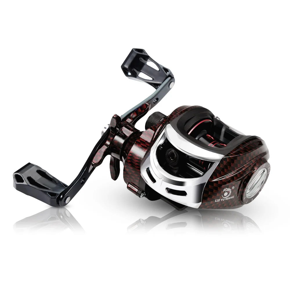 LIEYUWANG 7.21 Right Left Hand Baitcasting Fishing Reel Carbon Steel