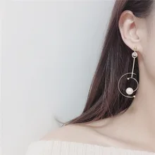 Дизайн модные серьги полые полукруглые простые серьги для женщин