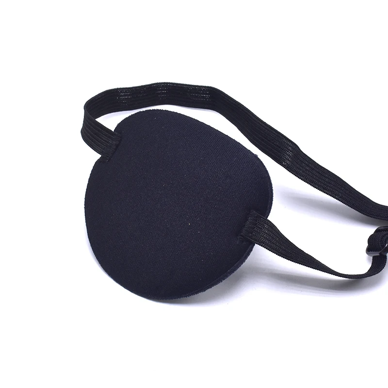 

New Design Medical Use Concave Eye Patch Groove Washable Eye shades Adjustable Strap Health Care Safety Goggles Black Color