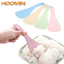 HOOMIN посуда ложка для риса кухонный инструмент рисоварка Лопата Пшеничная солома пластиковая антипригарная