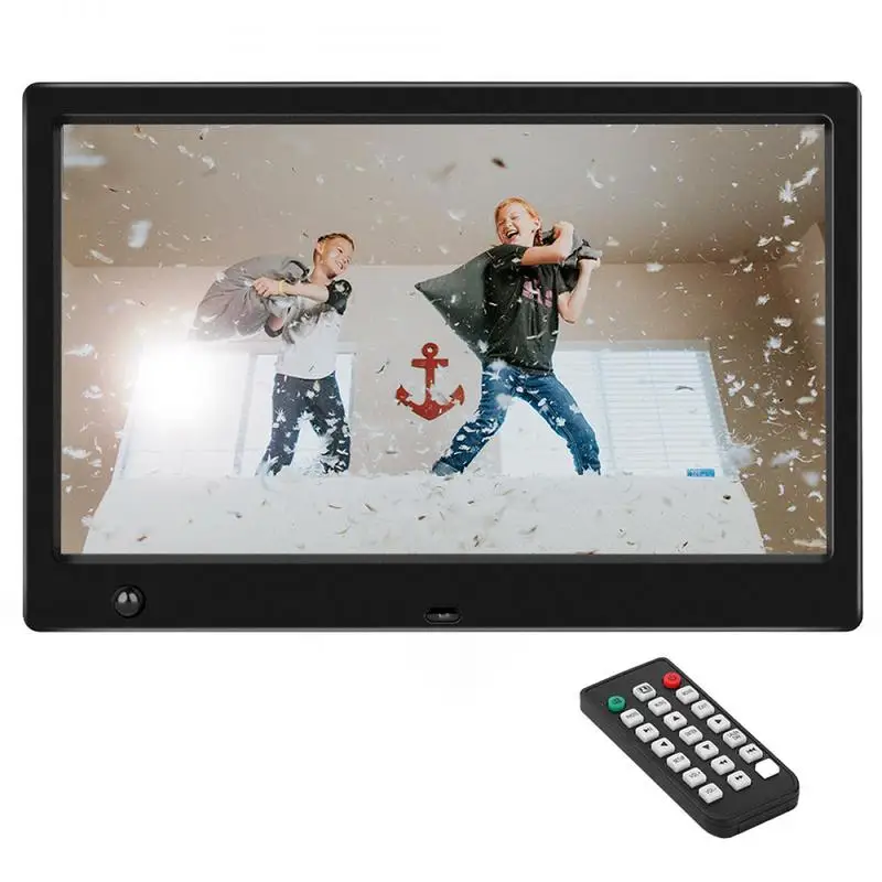 

Digital Photo Picture Frames 10-inch HD Digital Frames Support MP3 MP4 Video Player Calendar Random Playback Mode Remote Control