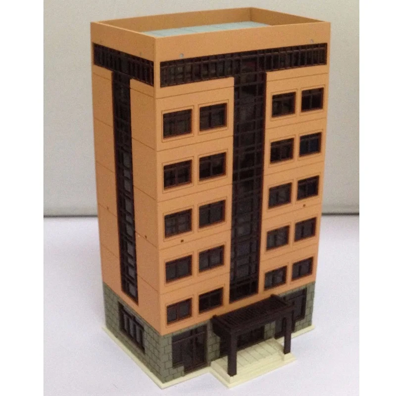 

N Scale Outland Grand Apartment Model Colored Modern City Building Model Toys