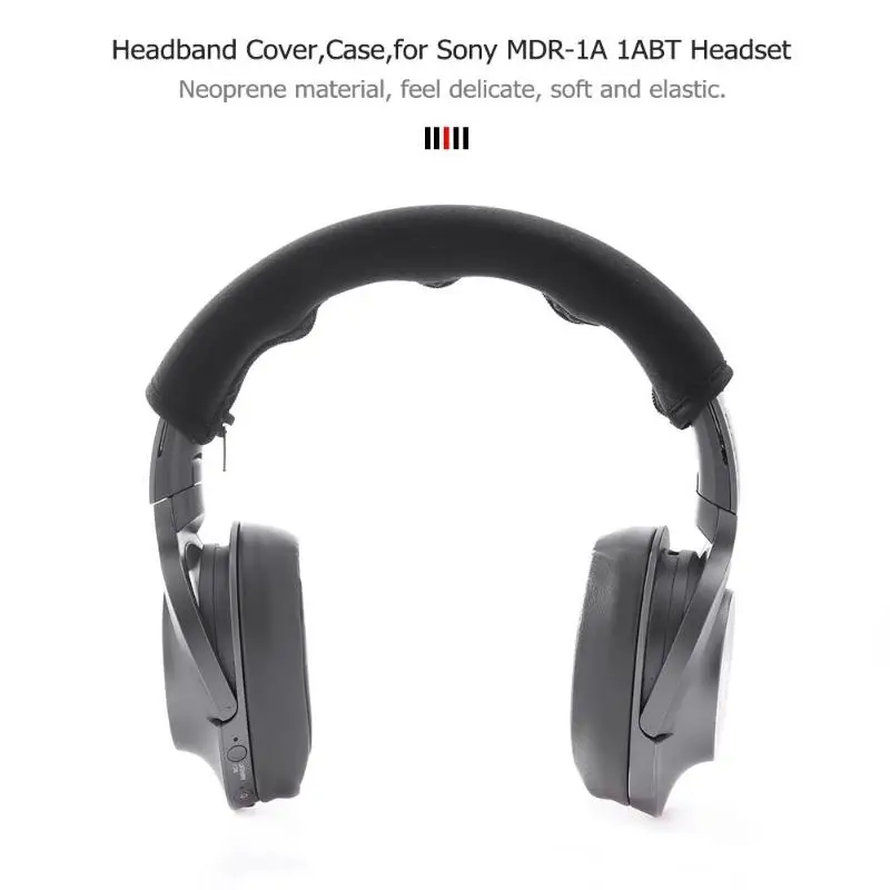 Горячая замена неопрена молния оголовье чехол протектор для Sony MDR 1A 1ABT наушники
