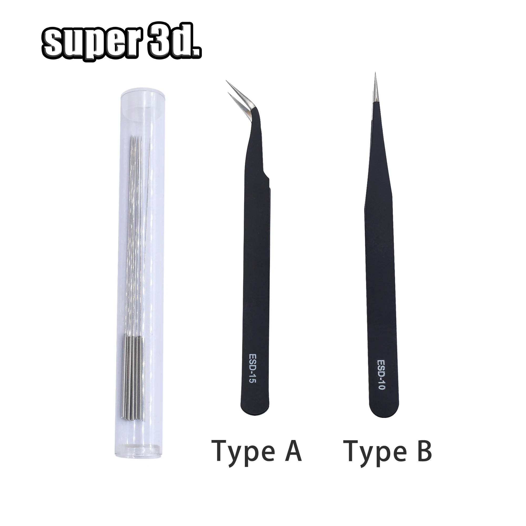 3D طابعة الفولاذ المقاوم للصدأ أداة 10 قطعة انحناء مثقاب الخشب لتنظيف 3D طابعة Hotend 0.2 مللي متر 0.3 مللي متر 0.4 مللي متر 0.5mmm فوهة