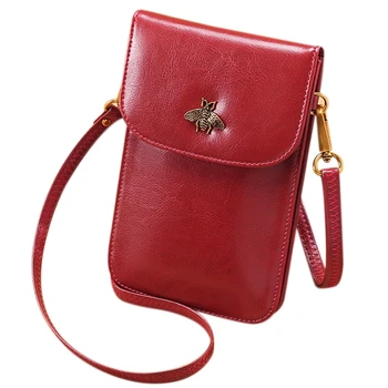 

Sendefn Women'S Leather Mini With A Small Bee Bag Buckle Change Small Bag