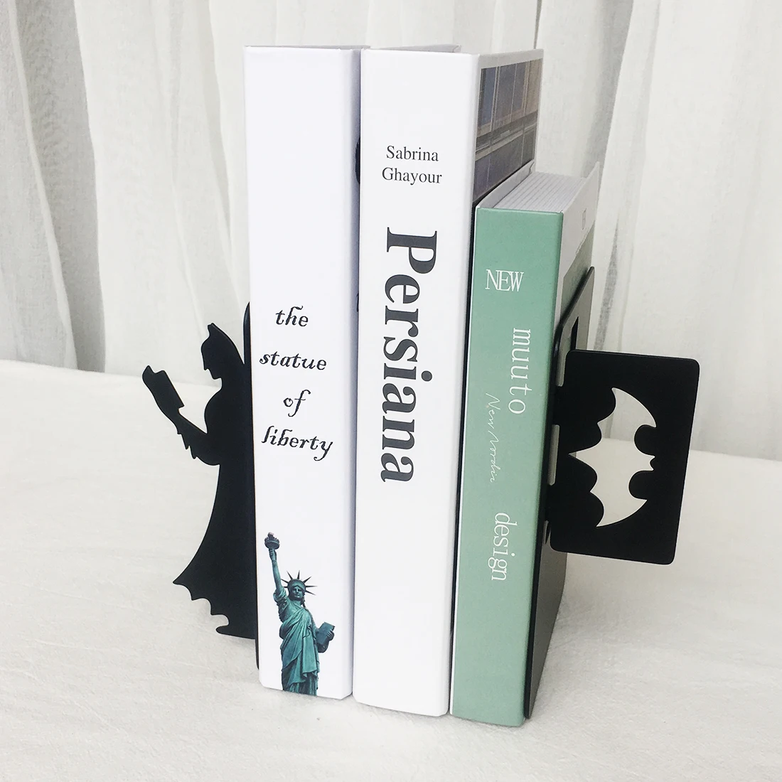 Batmam железные подставки для книг Супермен Подставка студентов канцелярские