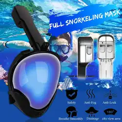 SGODDE Гальваническая анти-утечка маска для подводного плавания панорамный вид плавание трубка акваланг подводный дайвинг маска