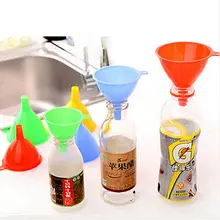 3 шт. пластиковые воронки кухонный домашний инструмент автомобильный гаджет жидкая вода для залива масла