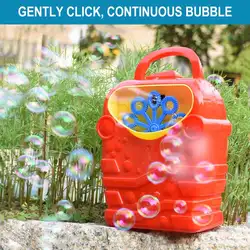 Автоматическое пузырь игрушка воздуходувка Портативный мультфильм Форма Электрический пузырьковое устройство с пузырь открытый игрушки