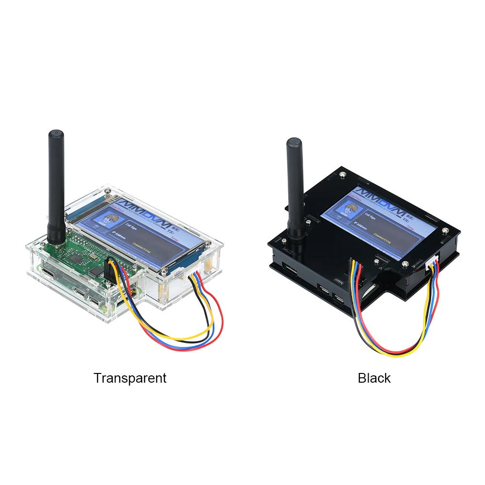 MMDVM HS Hat Hotspot плата расширения Модуль+ Материнская плата для Raspberry pi zero w+ 3," lcd+ 8G карта памяти+ чехол P25 DMR YSF