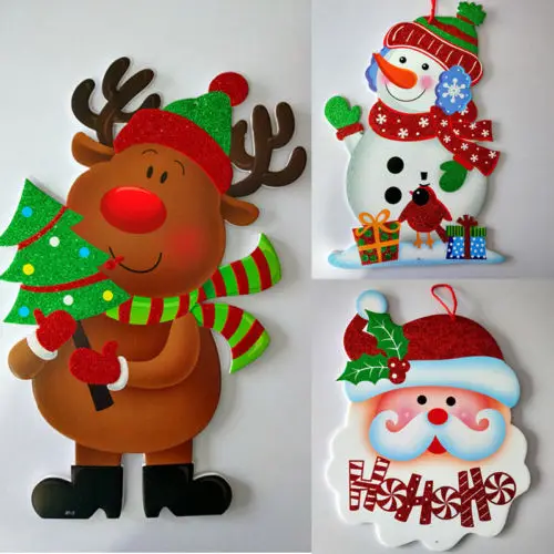 

Christmas Pendants for Doors Trees Windows Hanging Pendant Xmas Decoration