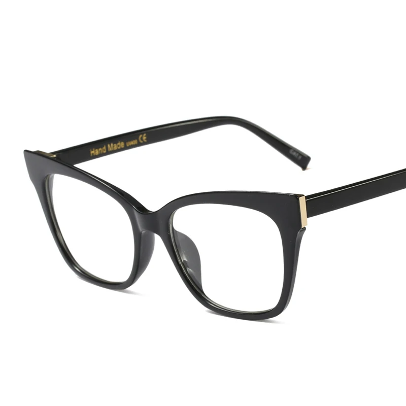 Iboode Ретро мода кошачий глаз оптические прозрачные очки для женщин и мужчин очки для чтения оправа ультра светильник близорукость очки фирменный дизайн