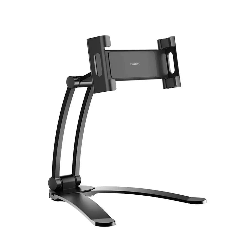 

ROCK Adjustable Tablet Phone Holder For iPad 2 3 4 Air Mini Pro For iPhone 360 Degree Roating Desktop Stand For 5-10.5 Inch