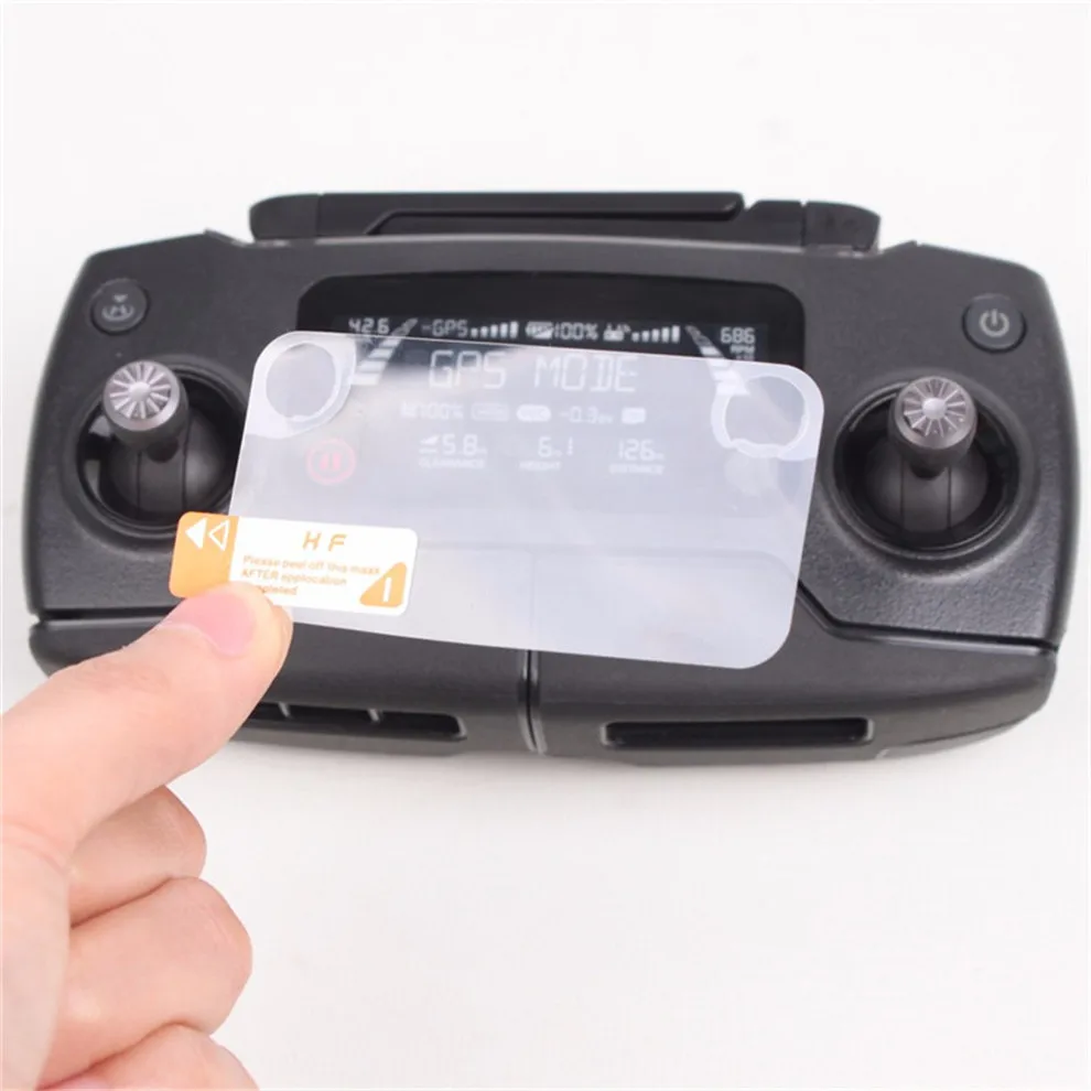 

Mavic 2 Pro Zoom Remote Controller Screen Protector Display Film Anti-Scratch Dust-proof for DJI Mavic Pro Drone Kits 2pcs