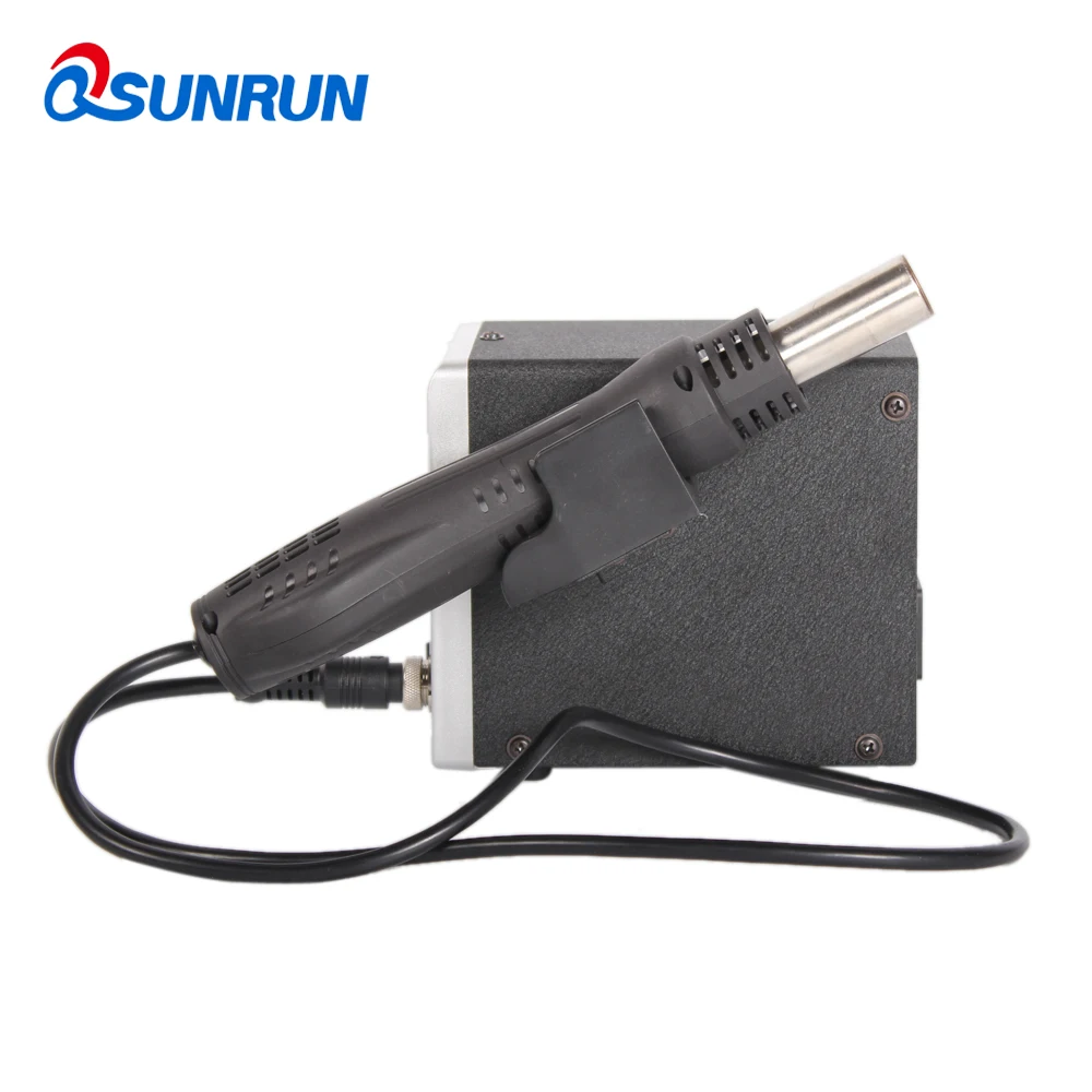 Паяльная станция Qsunrun 858D Электрический паяльник с 5 наконечниками и регулируемой