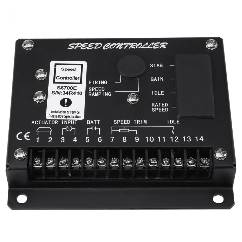 

Hot S6700E Motor Speed Controller High/Low Speed Switch Module for Diesel Generator