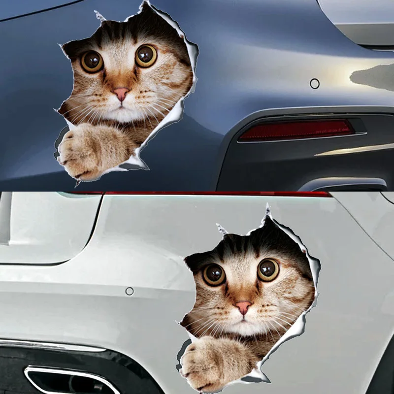 Новинка 13*18 см модные автомобильные аксессуары 3d стерео аниме забавная