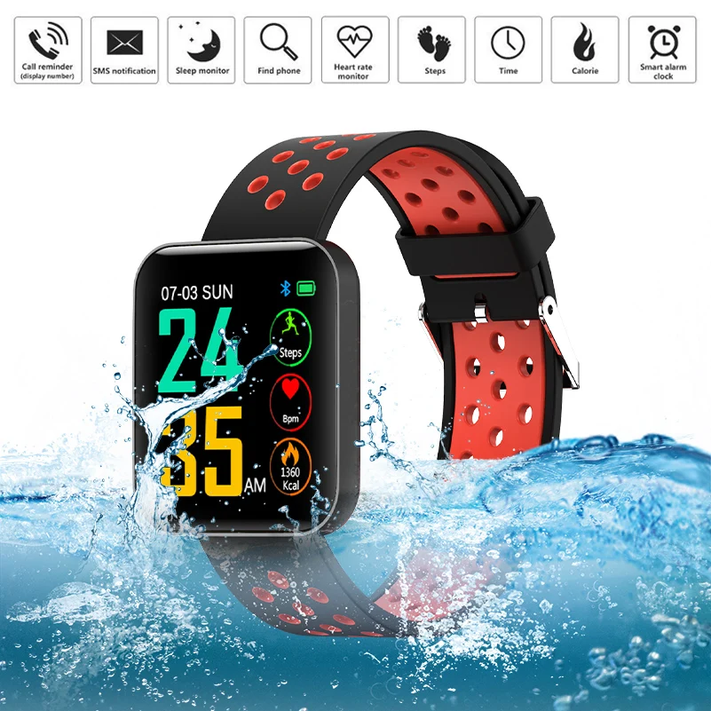 

GZDL 1.54'' LCD Sleeping Heart Rate Blood Pressure Monitor Sports For ios Android Samsung Huawei Honor Xiaomi WT8344