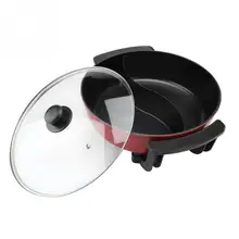 220v 5L супа кастрюли Многофункциональный горячий горшок Плита для антипригарной суп горшки отпариватель спагетти горшок бульон Лапша