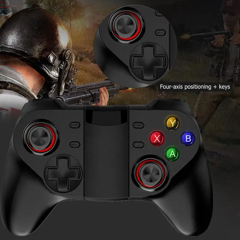 Mobile Trigger Joystick Gaming Pad Wireless Game Pad Bluetooth Gamepad Pubg Controller For iOS/Android/For PS3/PC/Smart TV