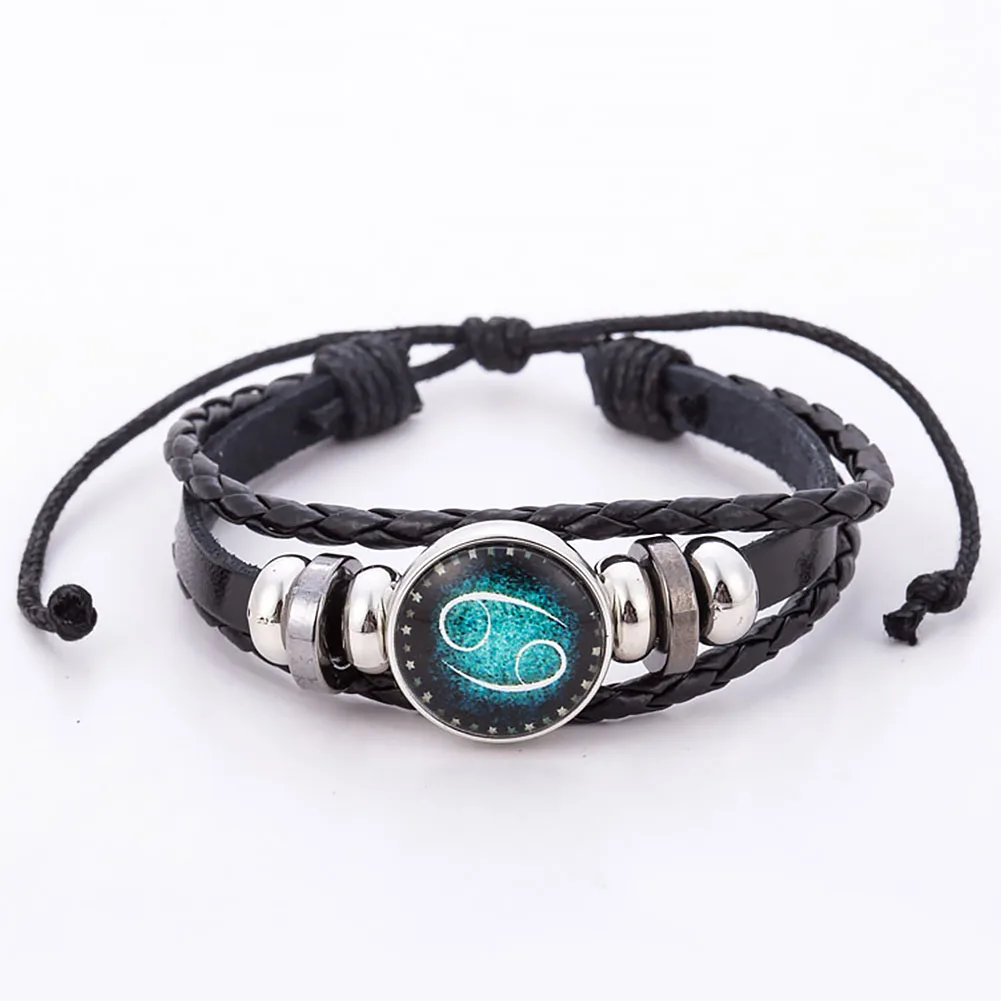 

Unisex 12 Luminous Wear Resistant Adjustable PU Leather Exquisite Fabala