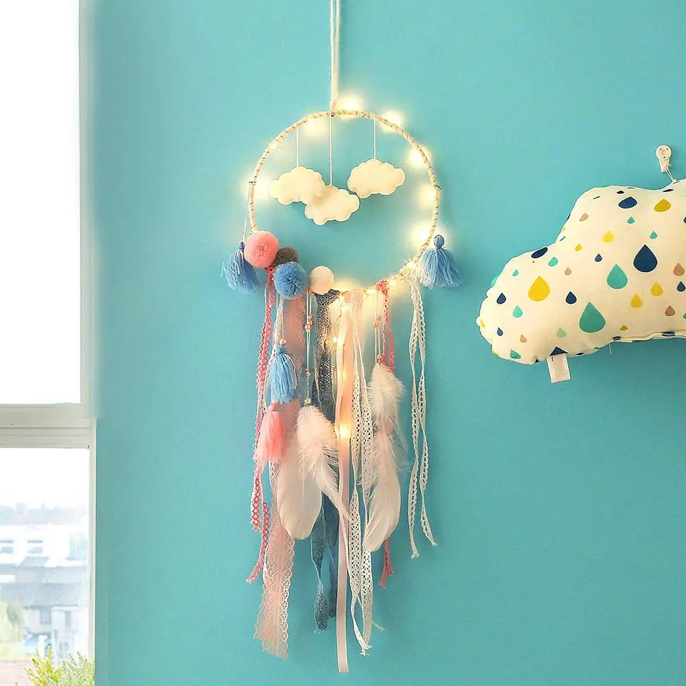

DIY Handmade Dream Catcher Fairy String Decoration Mascot Ornament Home Car Home Hanging Decoration Accessories for Living Room