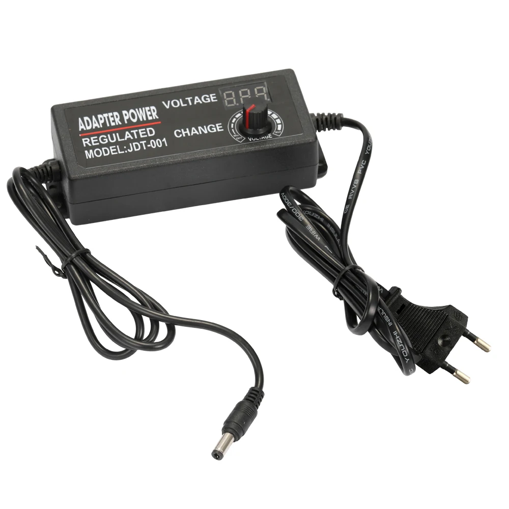 

9-24V 3A Adjustable Multifunctional Switch High Power With Display Screen Power Adapter