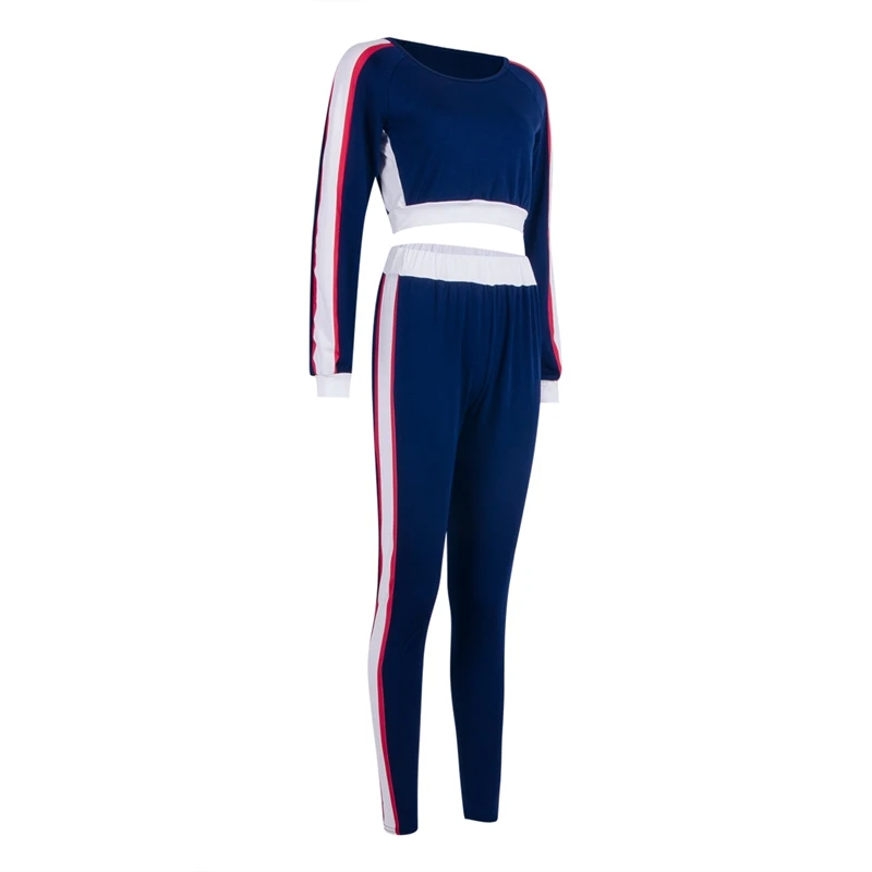 2Pcs Women's Tracksuit Hoodies Sweatshirt Pants Sets Wear Casual Suits