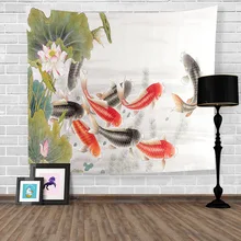 Loartee Egype Pyramid Tapestry Black White Home Wall Hanging Cloth Curtain Throw Decoration