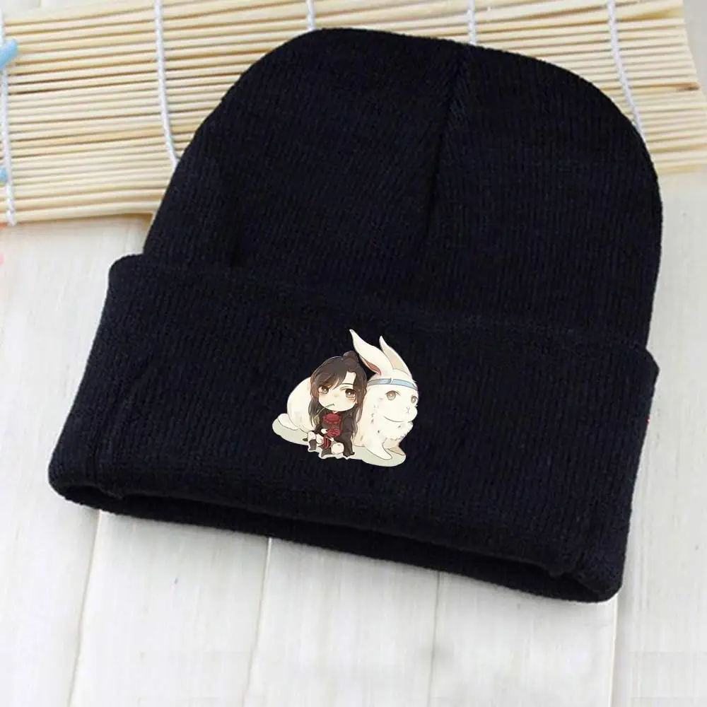 Giancomics Mo Dao Zu Shi Beanie шапка Wei Wuxian Lan Wangji фигурка Зимняя Теплая эластичная Otaku Косплей