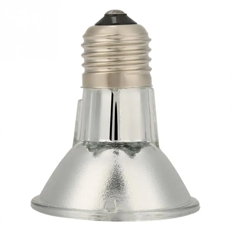 

UVA UVB 220V E27 Full Spectrum Pet Reptile Halogen Spotlights Full Spectrum Lamp Bulb 25/50/75/100W Heating Lamp Animal Supplies