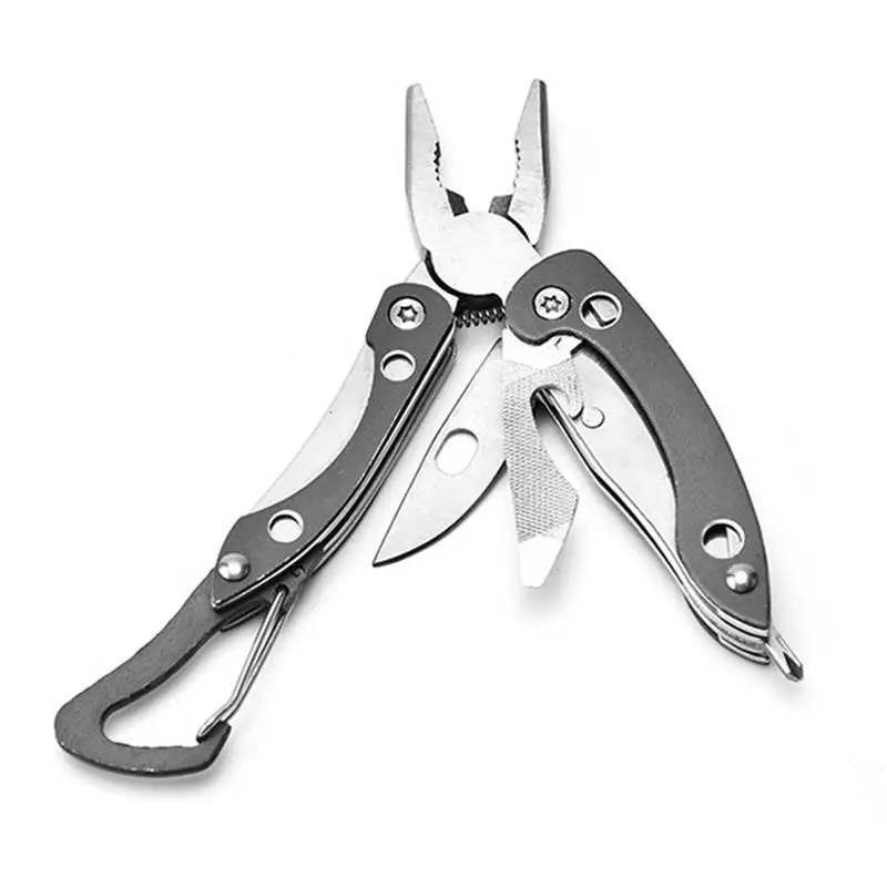 

Mini Folding Multi-functional Plier Clamp Keychain Bottle Opener Outdoor Hiking Tool Pocket Multitools