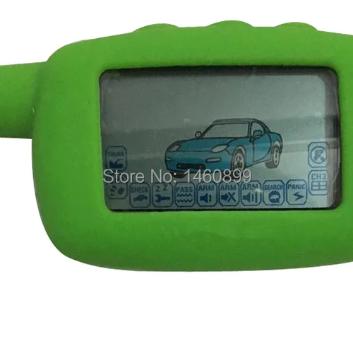 Twage A6 LCD Remote Controller Keychain + Silicone Key Case For Vehicle Security Two Way Car Alarm System StarLine A6 Keychain Islamabad