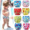 Регулируемые Многоразовые Детские летние подгузники для плавания, водонепроницаемые плавки для плавания