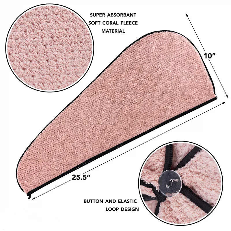 Быстросохнущее полотенце для волос, для женщин и детей, для сауны, регулируемое полотенце из микрофибры, полотенце для путешествий, ванной, все для ванны, сухая шапка для волос