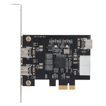 PCI E зарядное устройство с 3 usb-портами для 1394B Карта видеозахвата 800 Мбит/с Карта контроллера адаптера FireWire 800 PCIe PCI