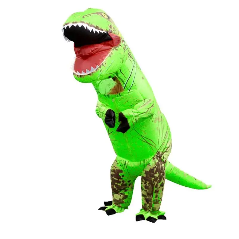 Праздничный костюм для взрослых T REX надувной рождественский косплея динозавра
