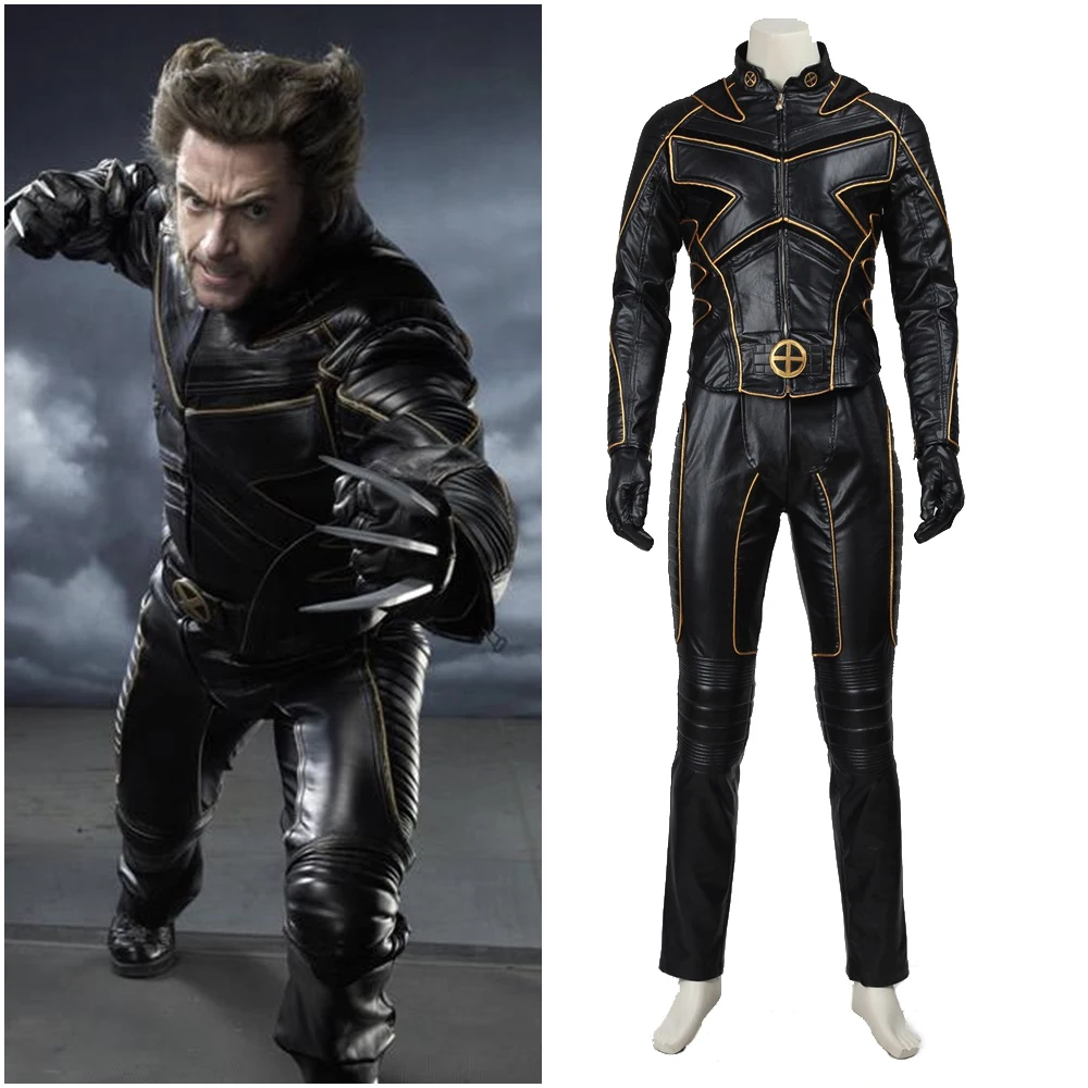 

New X-Men Logan Wolverine Cosplay Costume Men's Halloween Outfit
