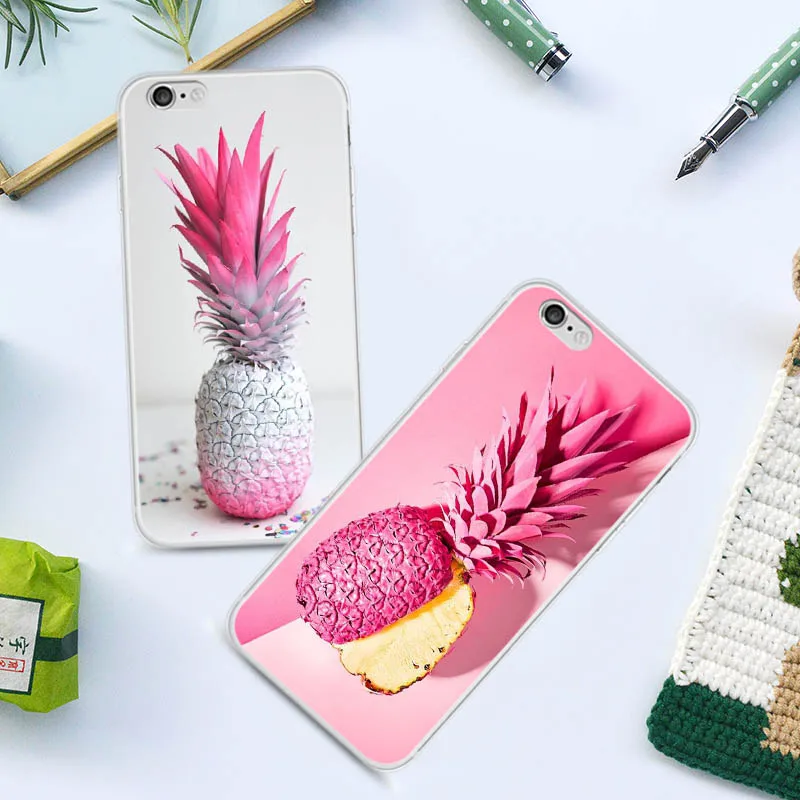 

KISSCASE Pineapple Cute Phone Cover for Huawei Honor 9 P20 P10 P9 P8 Lite Fruits Pattern Soft Silicone Case for Honor 9 8 Coque