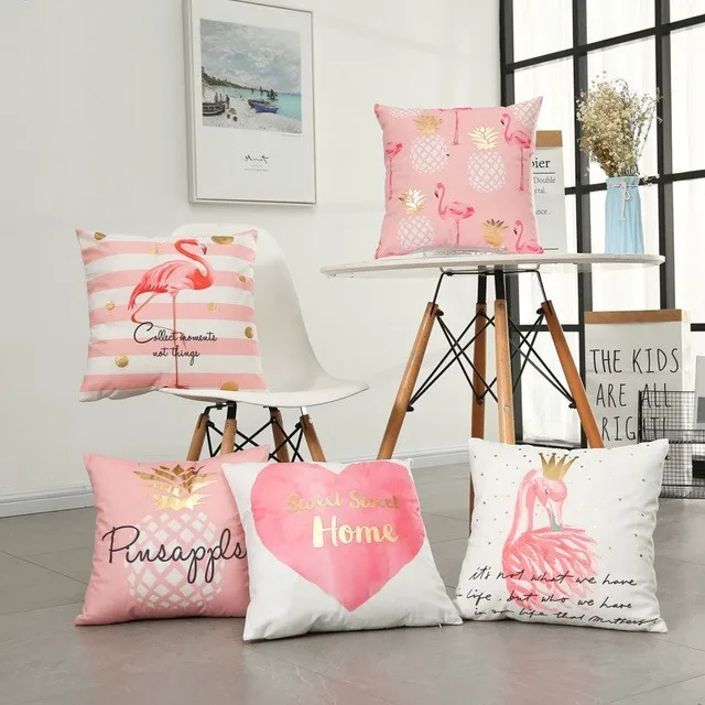 INS hot sale flamingo print home sofa wholesale customization decorative pillows | Дом и сад
