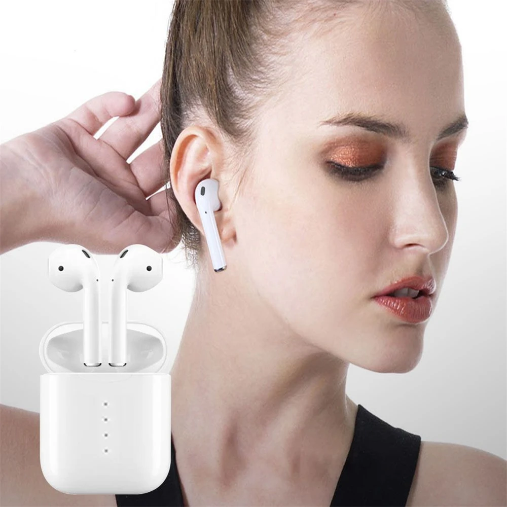 

i10 TWS Double Mini Bluetooth touch Earphones Earbuds Wireless Air pods With Charging Box Mic for iPhone Samsung Xiaomi Huawei