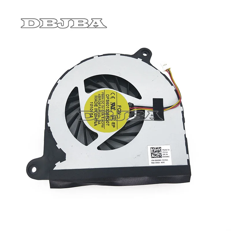 Вентилятор ЦП для ноутбука Inspiron Dell 17R 5720 3760 7720 Turbo INS17TD-2728 KSB0705HA BK76 mf75120v1-c100-g99 DFS601305FQ0T