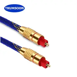 Trumsoon Toslink SPDIF коаксиальный кабель цифровой оптический аудио кабель Шнур для усилители домашние DVD CD DAT