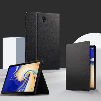 

Case Cowhide For Samsung Galaxy Tab S4 10.5 SM T830 T835 T835C SM-T830/5 T835C 10.5"Tablet Protective Cover Genuine Leather Case