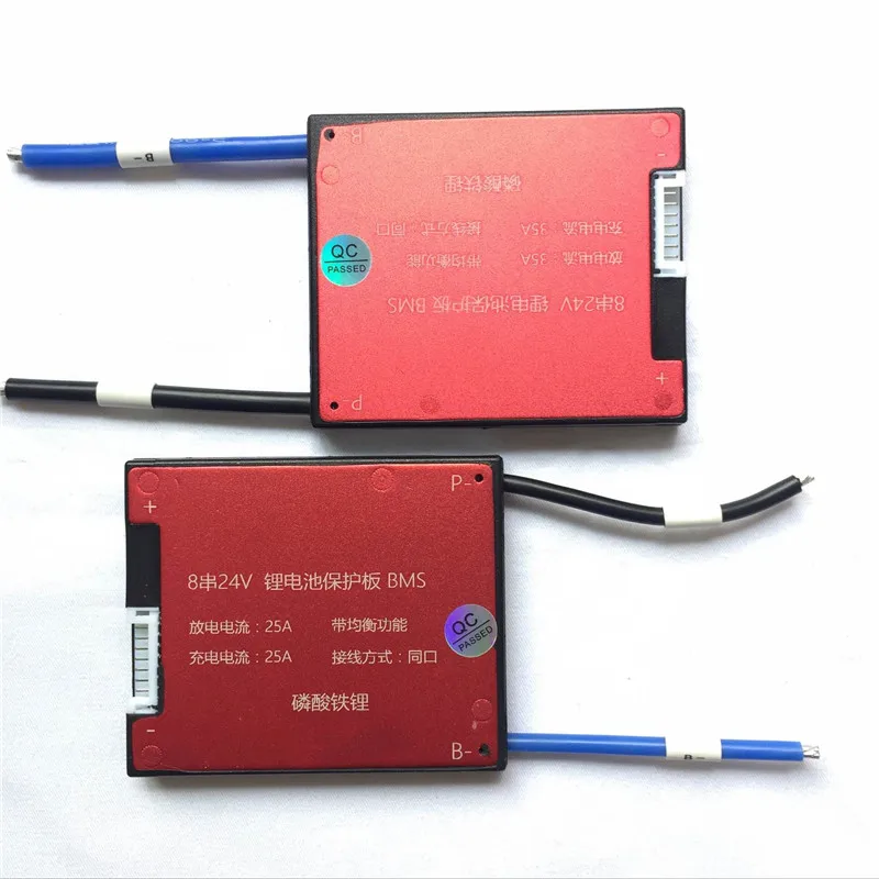 8 S 24 В 18A 25A 35A 45A 60A Lifepo4 LFP батарея PCB bms PCM с балансом для электрического